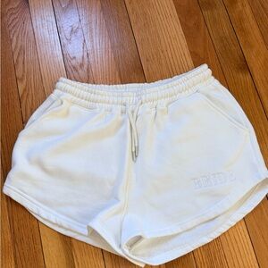 Six Stories Bride Embroidered White Women's Lounge Shorts